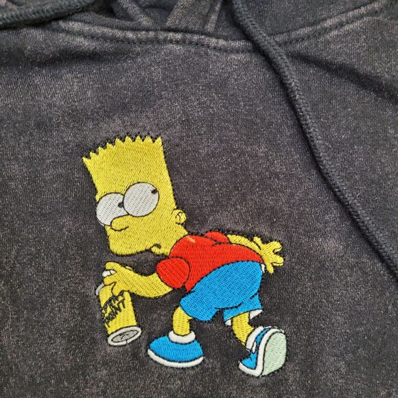 Bart-Simpson Hoodie Small 20x23 Matt-Groening - Picture 13 of 15